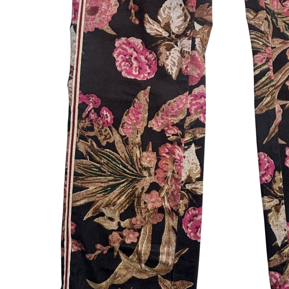 Anthropologie Womens Size 25 Floral Relaxed Fit Chino Pants Actual 27"Wx30.5"Ins - Picture 6 of 15